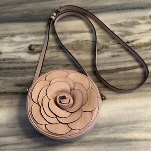 Michael Kors Vivian canteen 3-D Rose Crossbody-ballet pink